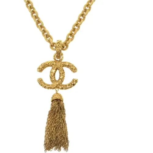 Pre-owned Metal chanel-jewelry , female, Sizes: ONE SIZE - Chanel Vintage - Modalova