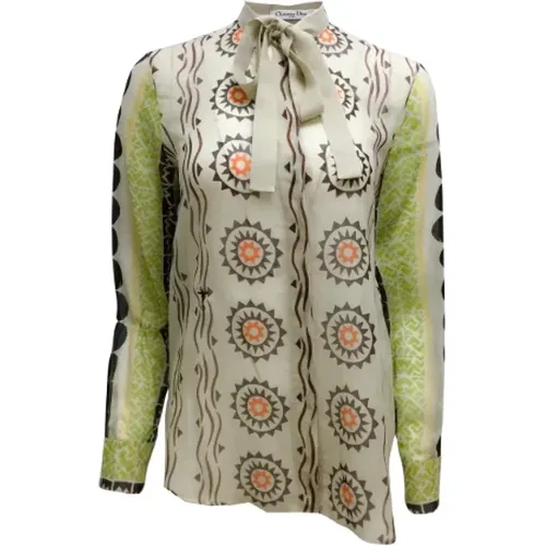 Pre-owned Silk tops , female, Sizes: XS - Dior Vintage - Modalova