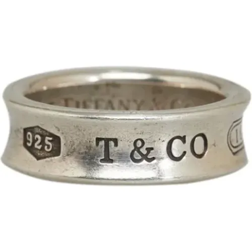 Pre-owned Silver rings , male, Sizes: ONE SIZE - Tiffany & Co. Pre-owned - Modalova