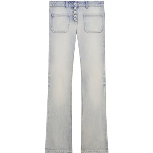 Denim Bootcut Pants , female, Sizes: S - Courrèges - Modalova