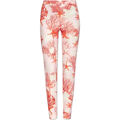 Leggings mit Barocco Sea Print , Damen, Größe: XS - Versace - Modalova