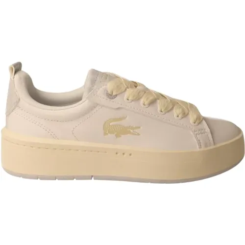 Weiße Carnaby Sneakers für Damen , Damen, Größe: 38 EU - Lacoste - Modalova