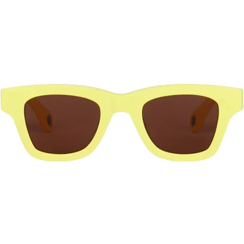 Les Lunettesocio Sunglasses , female, Sizes: ONE SIZE - Jacquemus - Modalova