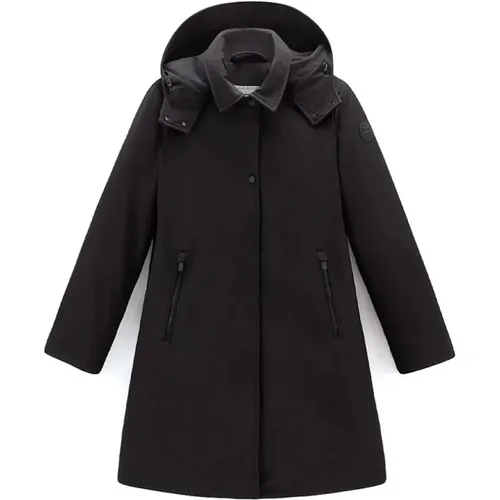 Damen Firth Daunenmantel mit Kapuze , Damen, Größe: XS - Woolrich - Modalova