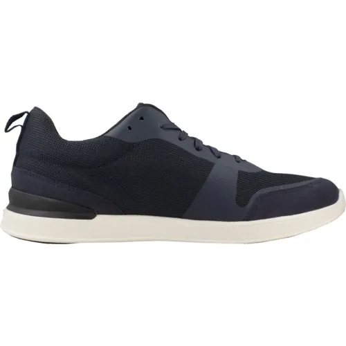 Stilvolle Lace Sneakers für Männer , Herren, Größe: 44 1/2 EU - Clarks - Modalova