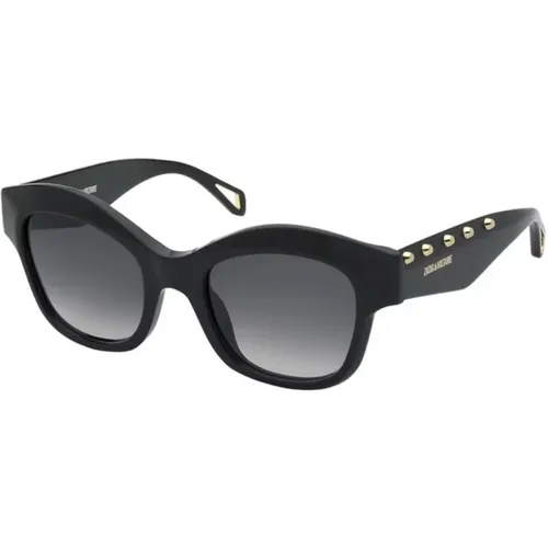 Sunglasses Smoke Gradient Lens , unisex, Sizes: 53 MM - Zadig & Voltaire - Modalova