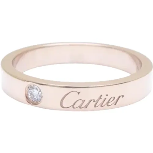 Pre-owned Metal rings , female, Sizes: ONE SIZE - Cartier Vintage - Modalova