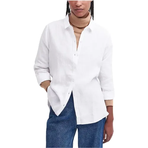 Linen Marine Shirt , female, Sizes: XL, M, S, L, XS - Barbour - Modalova