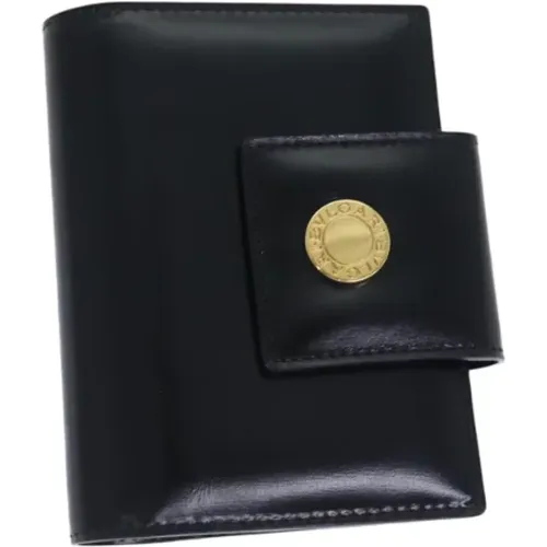 Pre-owned Leather wallets , male, Sizes: ONE SIZE - Bvlgari Vintage - Modalova