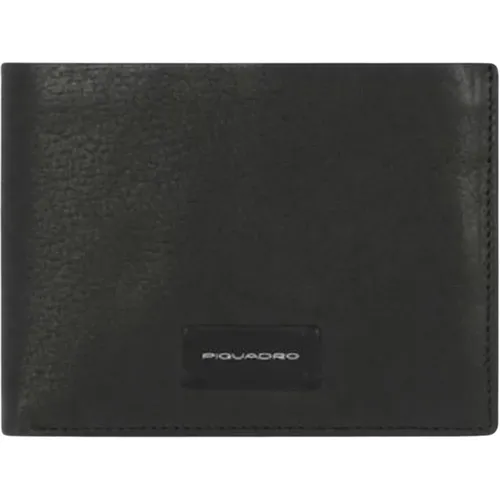 Rfid Wallet Horizontal Soft Leather , male, Sizes: ONE SIZE - Piquadro - Modalova