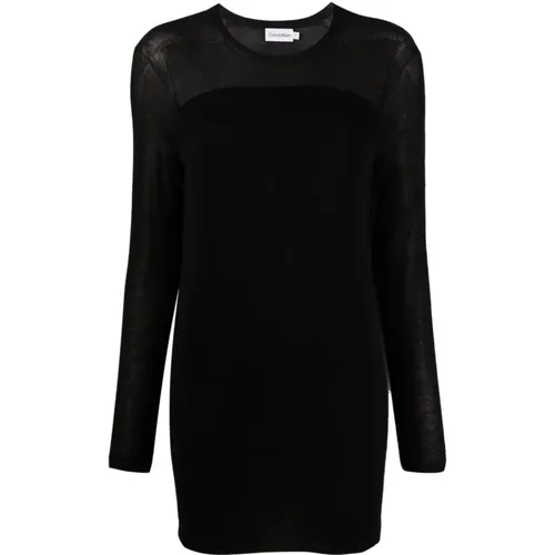 Sweater dresses , female, Sizes: L, XS, M, S - Calvin Klein - Modalova