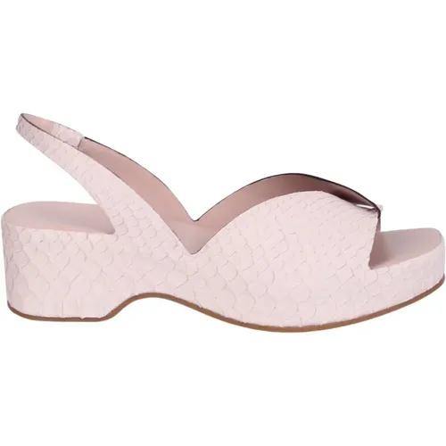 Flat Sandal with Weaving and Slingback , female, Sizes: 4 1/2 UK, 5 1/2 UK, 3 UK - DEL Carlo - Modalova