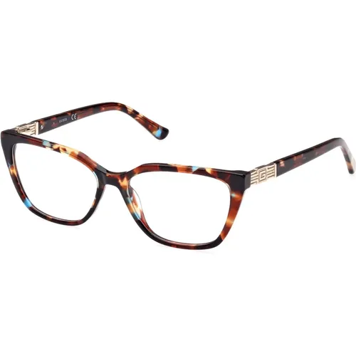 Fashionable Eyeglasses , female, Sizes: 53 MM - Guess - Modalova