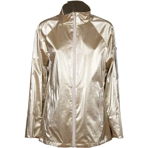 Metallic Goldene Badan Jacke , Damen, Größe: XS - Max Mara - Modalova