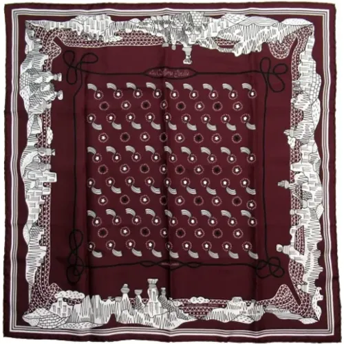 Pre-owned Silk scarves , female, Sizes: ONE SIZE - Hermès Vintage - Modalova