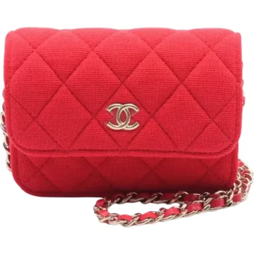 Pre-owned Cotton chanel-bags , female, Sizes: ONE SIZE - Chanel Vintage - Modalova