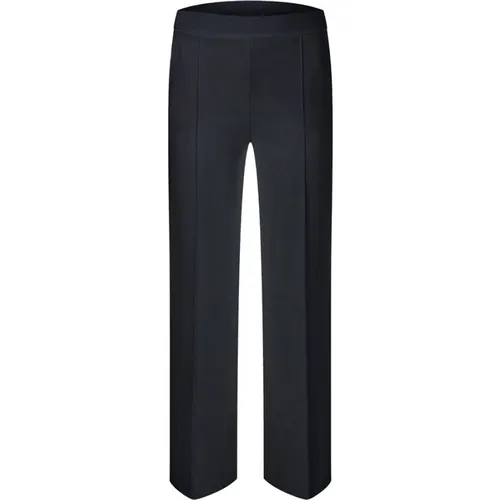 Comfort Fit Elastic Waist Trousers , female, Sizes: L - CAMBIO - Modalova