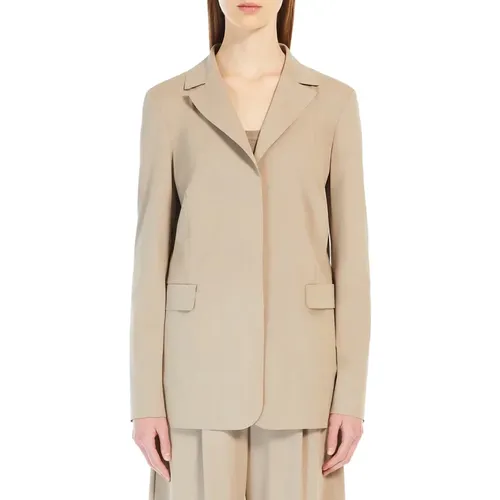 Beiger Kaiser Blazer , Damen, Größe: L - Max Mara - Modalova