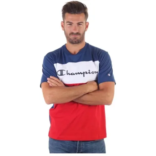 Herren Baumwoll T-Shirt Champion - Champion - Modalova
