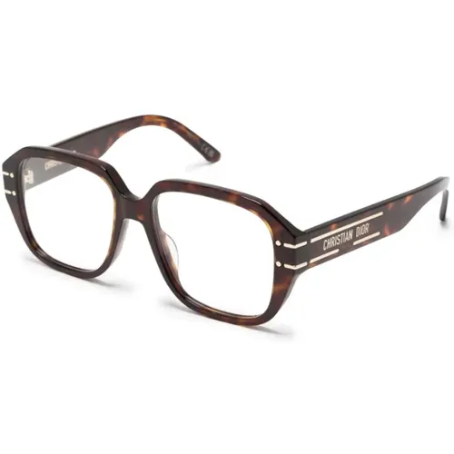 Braun/Havanna Signature Optische Brille , Damen, Größe: 53 MM - Dior - Modalova