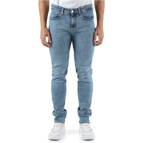 Skinny Fit Fünf-Pocket-Jeans , Herren, Größe: W34 - Calvin Klein Jeans - Modalova