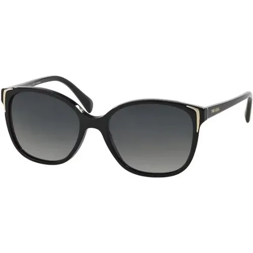 Schwarze Rahmen Damen Sonnenbrille - Prada - Modalova