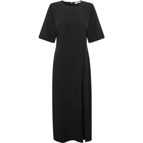 Tageszeit Midi Kleid , Damen, Größe: L - Gestuz - Modalova