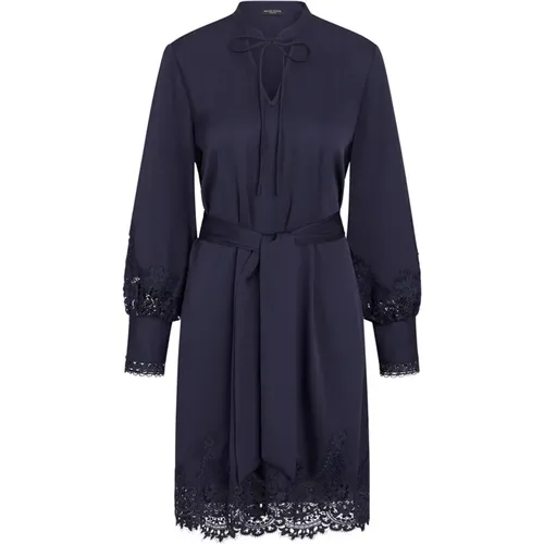 Navy A-line Dress with Statement Sleeves , female, Sizes: XS, XL, 2XL, L, S, M - Bruuns Bazaar - Modalova