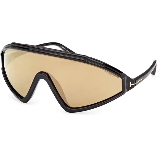 Classic Brown Mirrored Sunglasses , male, Sizes: ONE SIZE - Tom Ford - Modalova