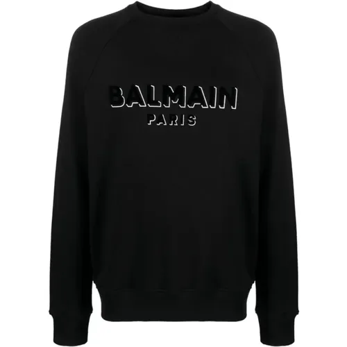 Sweatshirts , Herren, Größe: XL - Balmain - Modalova