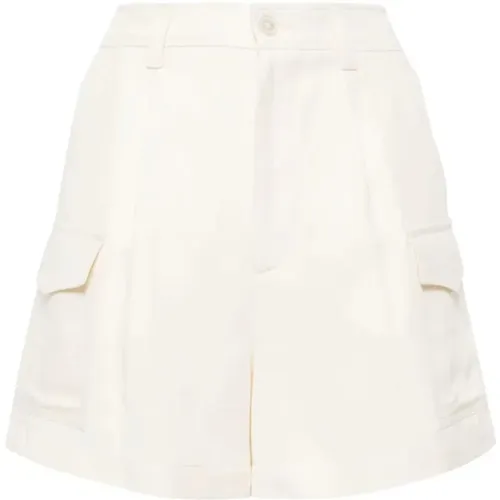 Weiße Shorts für Frauen Ss24 , Damen, Größe: W28 - Woolrich - Modalova