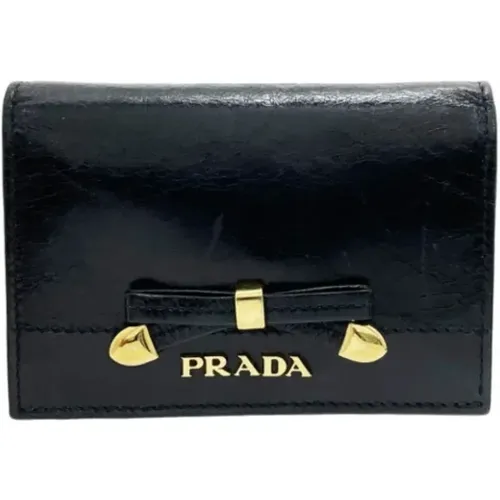 Pre-owned Leather wallets , female, Sizes: ONE SIZE - Prada Vintage - Modalova