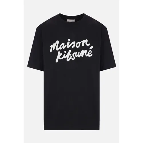 T-Shirts , Herren, Größe: L - Maison Kitsuné - Modalova