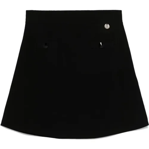 A-Line Skirt Ribbed Waistband , female, Sizes: M, S, L - Liu Jo - Modalova