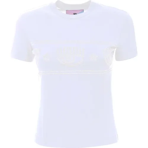 Stilvolle T-Shirts und Polos , Damen, Größe: L - Chiara Ferragni Collection - Modalova