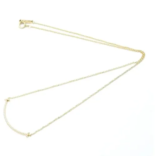 Pre-owned Gold necklaces , female, Sizes: ONE SIZE - Tiffany & Co. Pre-owned - Modalova