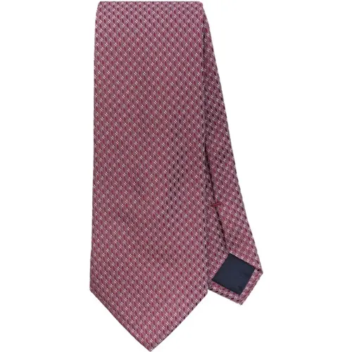 Luxury Silk Tie , male, Sizes: ONE SIZE - Corneliani - Modalova