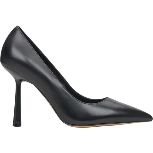 Damen Schwarze Leder High Heel Pumps Er00113230 , Damen, Größe: 35 EU - Estro - Modalova