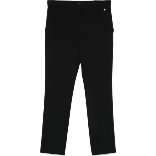 Stretch Trousers with Concealed Fastening , female, Sizes: XL, S, L - Liu Jo - Modalova