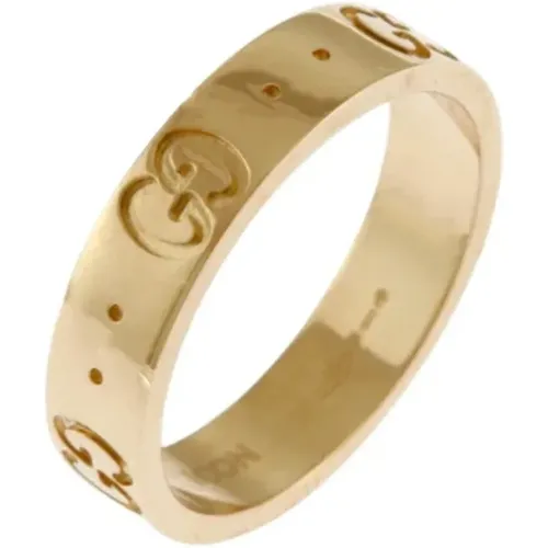 Pre-owned Rose Gold rings , female, Sizes: ONE SIZE - Gucci Vintage - Modalova