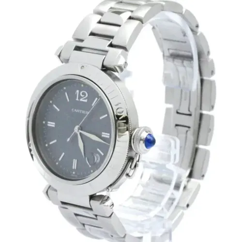 Pre-owned Stainless Steel watches , female, Sizes: ONE SIZE - Cartier Vintage - Modalova