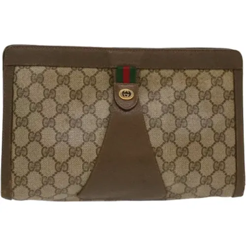 Pre-owned Leder clutches - Gucci Vintage - Modalova