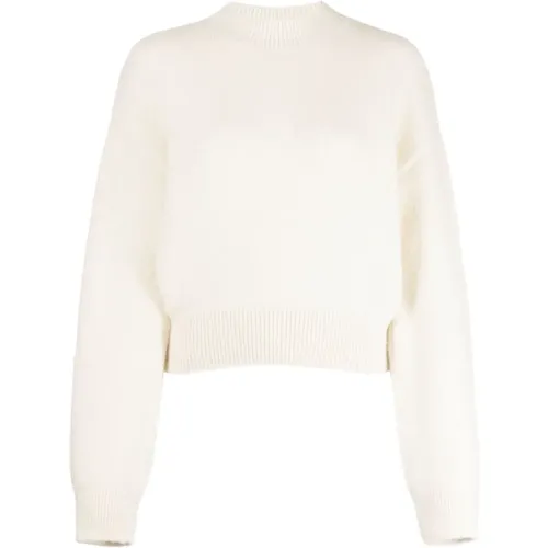 Hellbeiger Alpaka-Wollpullover - Jacquemus - Modalova