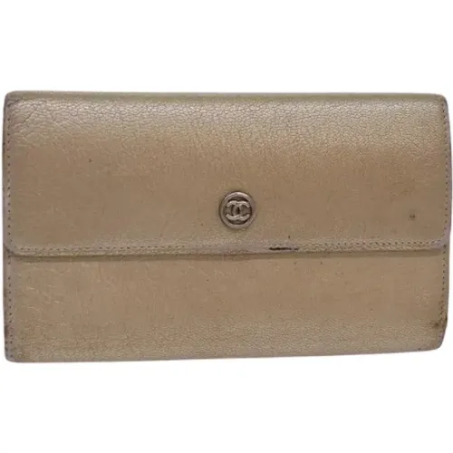 Pre-owned Leder Portemonnaies , Damen, Größe: ONE Size - Chanel Vintage - Modalova