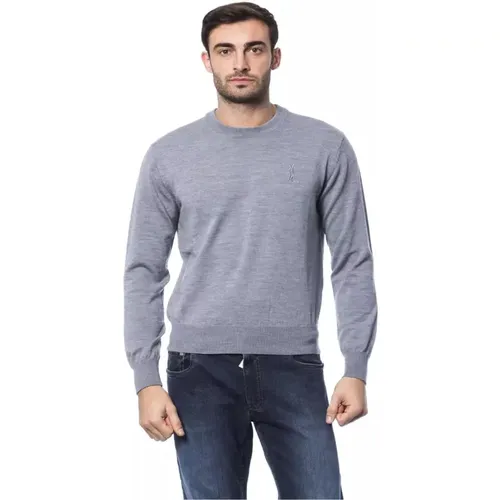 Embroidered Merino Wool Sweater , male, Sizes: S - Billionaire - Modalova