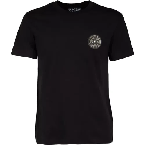 Herren Logo T-Shirt , Herren, Größe: 2XL - Versace Jeans Couture - Modalova