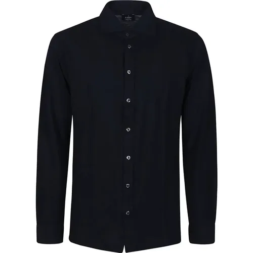 Long Sleeve Shirt , male, Sizes: 2XL - Barba Napoli - Modalova