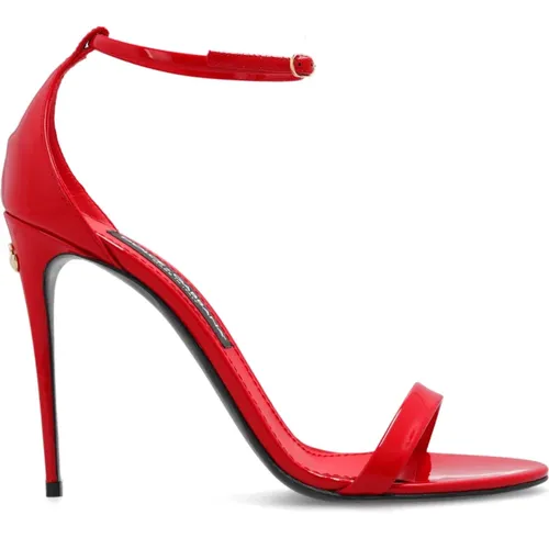 ‘Keira’ heeled sandals , female, Sizes: 3 UK - Dolce & Gabbana - Modalova