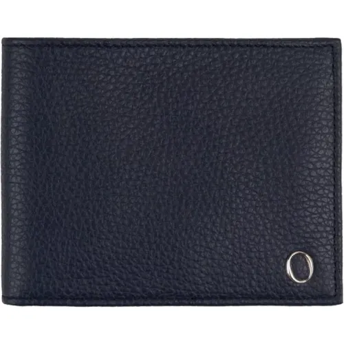 Grained Leather Wallet with Anti-Cloning System , male, Sizes: ONE SIZE - Orciani - Modalova