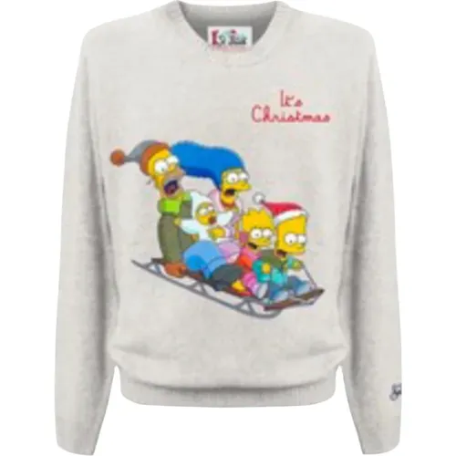 Weihnachts Jacquard Pullover The Simpsons - MC2 Saint Barth - Modalova